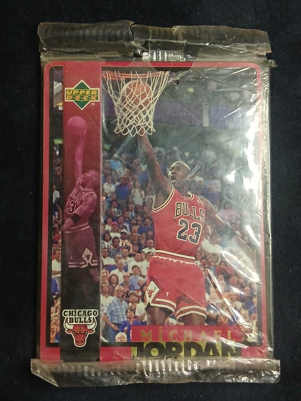1996 Upper Deck Michael Jordan Metallic Impressions Metal Card #1 sealed